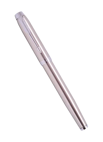 Ручка-роллер Parker, IM Essential Stainless Steel CT, подарочная черная - фото 1