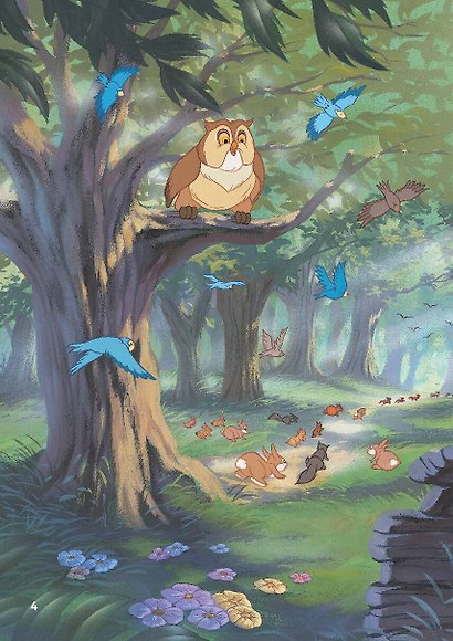 Бэмби. Книга для чтения с цветными картинками - фото 6