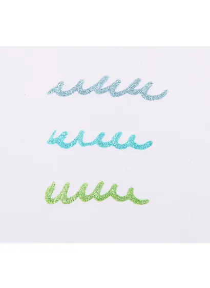 Набор гелевых ручек Metallic "Лес" 3шт. (изумрудный, натуральный, зеленый), Sakura - фото 3