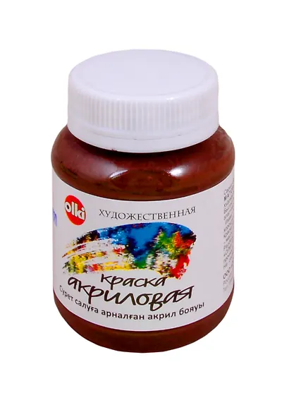 Акрил художественный 100 мл умбра жженая - фото 1