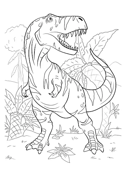 Мегараскраска. Динозавры - фото 2