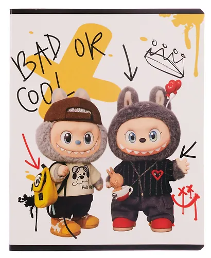 Тетрадь 48 листов в клетку "Кидз Бэй. Монстрики-милашки" - фото 13