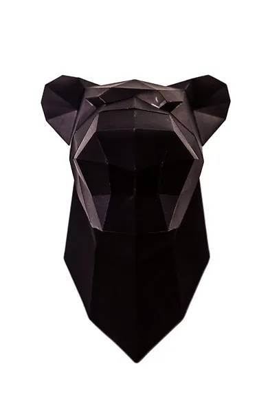 Набор для сборки полигональных фигур: Пантера (Черный) - фото 4