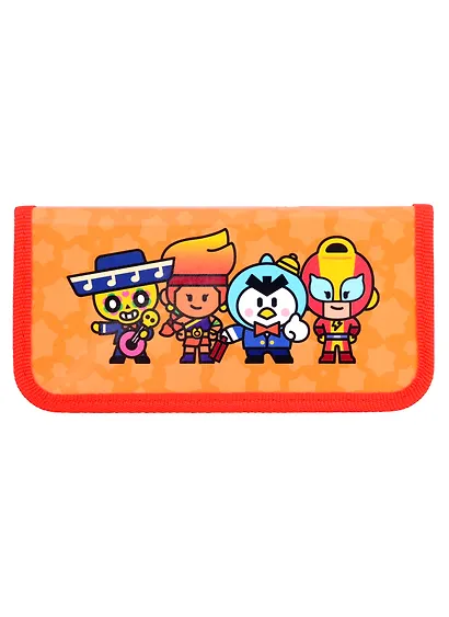 Пенал 1 отделение "Brawl Stars. Поко, Амбер, Мистер П, Макс" 190*90 - фото 2