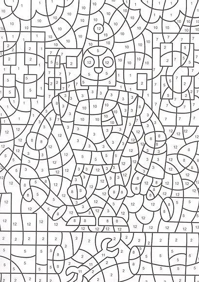 РАСКРАСКА  ПО НОМЕРАМ. ДЛЯ СМЕЛЫХ МАЛЬЧИШЕК - фото 2