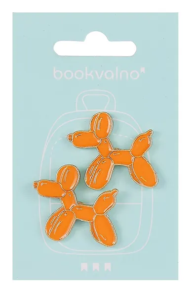 Значки парные Собачки (2 шт) (металл) (12-5769-A19) - фото 1