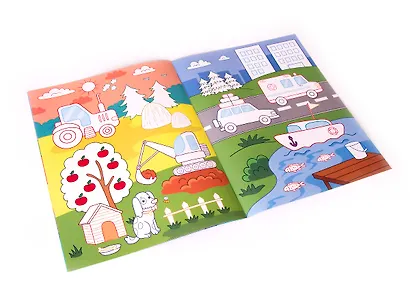 Первые машинки. Книжка-раскраска - фото 3