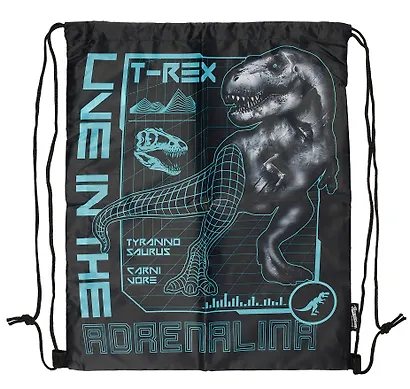 Мешок для сменной обуви "T-Rex" 48 х 38 см, 1 отделение - фото 2