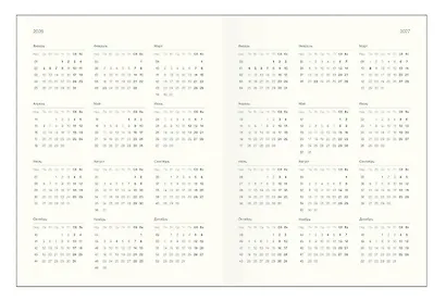 Еженедельник дат. 2026г. А5 88л 190x250 мм "Fleur" черный, иск.кожа, мягк.переплет, тонир.блок, скругл.углы, тисн.фольгой, цвет.обрез, 2 ляссе - фото 8