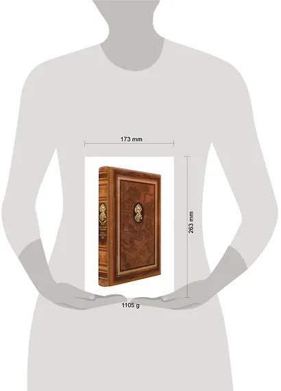 Наука побеждать. Книга в коллекционном кожаном переплете ручной работы с дублюрой, окрашенным и вызолоченным обрезом - фото 3