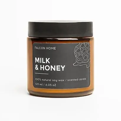 Свеча ароматическая Молоко и мед (120мл) (FH006) - фото 1