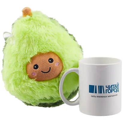 Мягкая игрушка Авокадо улыбается, 22см - фото 8