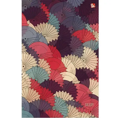 Ежедневник, Эксмо А5 128л. н/датир. Графика. Акварельный орнамент твердая обложка - фото 1