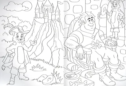 РАСКРАСКА А5 эконом. КОТ В САПОГАХ - фото 4