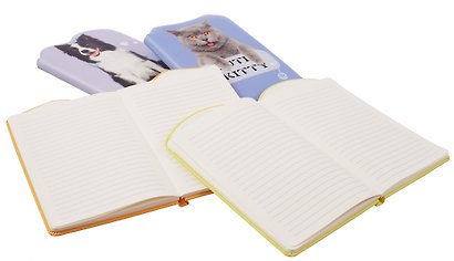 Книга для записей А5 96л "Animals" тонир.блок, ПВХ-обл, ассорти - фото 3