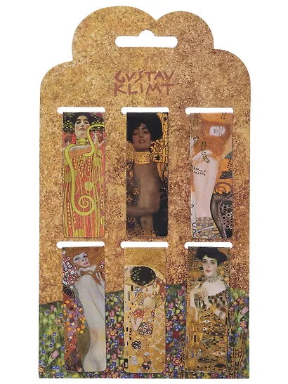Набор магнитных закладок из 6шт (3шт) (Магнитные закладки Клод Моне Картины  (6 шт) Магнитные закладки Пьер Огюст Ренуар Картины (6 шт) Магнитные закладки Густав Климт Картины (6 шт) - фото 11