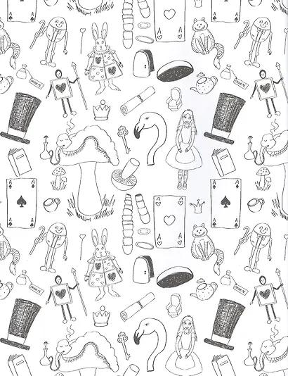 Алиса и ее волшебный мир. Творческая раскраска - фото 2