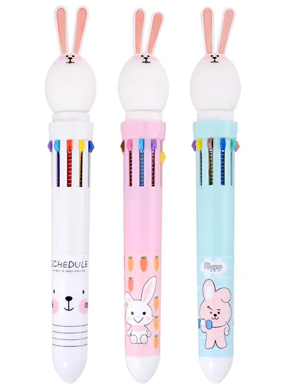 Ручки шариковые Bunny, 10 цветов - фото 5