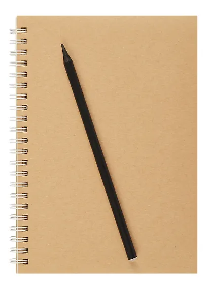 Скетчбук А5 60 листов "Анти Скетчбук" крафт бумага 80г/м2, евроспираль - фото 2