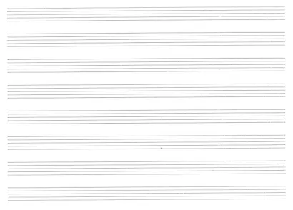 Тетрадь для нот Listoff, In rock, А4, 16 листов - фото 2