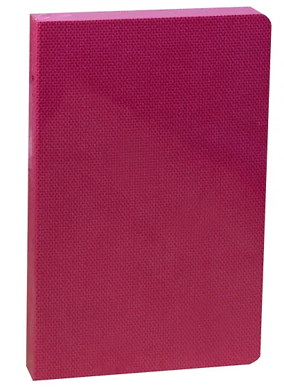 Бизнес-блокнот А5 128л кл. "DOBBY" розовый, лайт, интегр.переплет, цветн.срез, Hatber - фото 3
