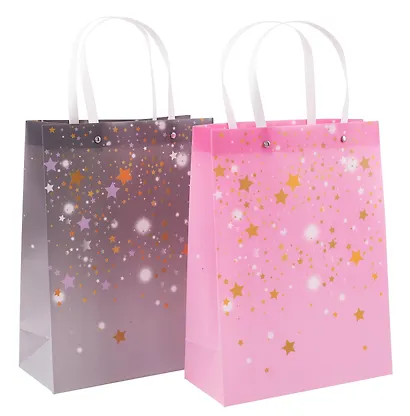 Пакет А4 32*25*11 "Stars", пластик, ассорти - фото 1