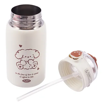 Термобутылка Kawaii Собачка (пластик/металл) (400мл) (12-7598-202510-STB-19) - фото 6