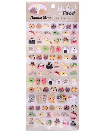 Наклейки Котики (11-21285-1369) (упаковка) Bookvalno - фото 2