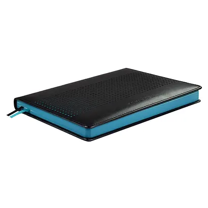 Ежедневник недат. А5 120л "Сариф" черный, иск.кожа, тв.переплет, обл.поролон, блинт.тиснение, офсет, ляссе - фото 2