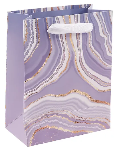 Пакет А5 18*23*10 "Marble stone" нейтр., тиснение фольгой, бум.мат.ламинат - фото 2