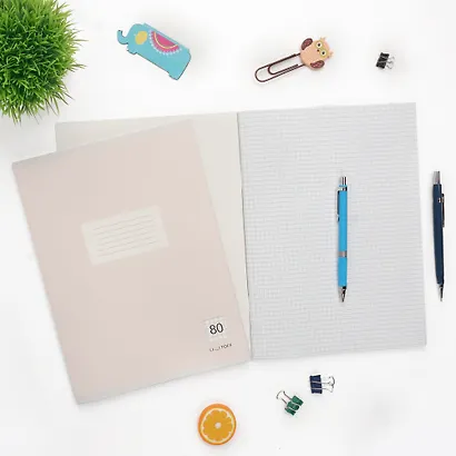 Тетрадь в клетку Listoff, "Классическая розовая", А4, 80 листов - фото 3