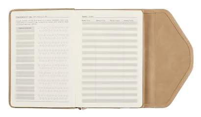 Ежедневник недат. А5+ 160л 155*220 "Пике" бежевый, кожзам, тв.переплет, метал.декор, тиснение фольгой, магнит.клапан, офсет, ляссе, подар.упаковка - фото 6