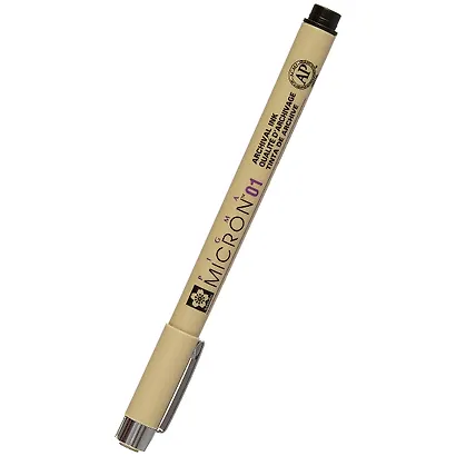 Капиллярная ручка «Pigma Micron», Sakura, 0.25 мм, чёрная - фото 1