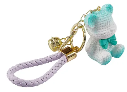 Брелок Мишка вязаный (градиент) (ПВХ) (6см) (12-05149-A032) Bookvalno - фото 4