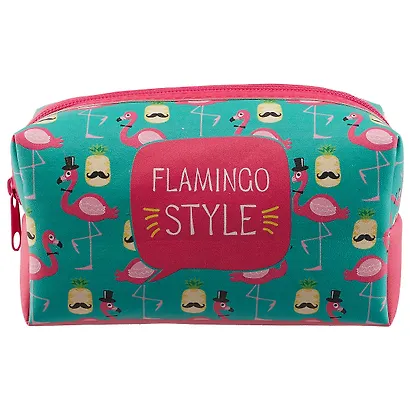 Косметичка на молнии Flamingo style (16х8) (ПВХ бокс) - фото 2
