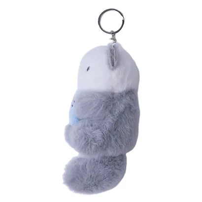 Брелок Нерпа с рыбкой голубая (текстиль) - фото 2