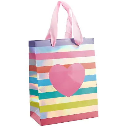 Пакет А5 23*18*10  "Сердечко" жен., бум.мат.ламинат - фото 1