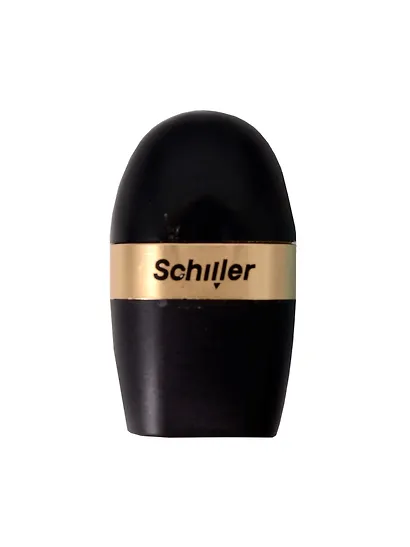 Точилка 1 отверстие "Black" с ластиком, Schiller - фото 3