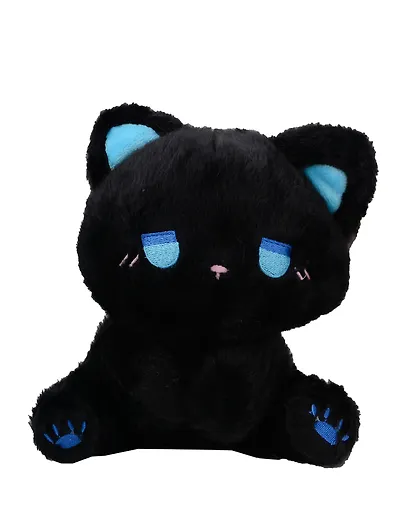 Мягкая игрушка Котик сидит (черный) (20см) (12-0960-202507-T3) - фото 1
