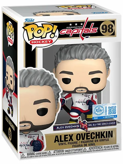 Фигурка Funko POP! NHL Capitals Alex Ovechkin (GR895) (Exc) (98) (Fun92301) - фото 2