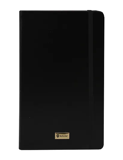 Книга для записей А5- 70л кл. "Universal" черная, инт.переплет, Schiller - фото 1