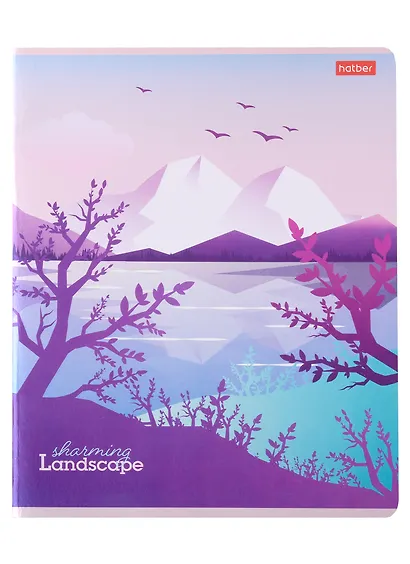 Тетрадь в клетку Hatber, "Очаровательные ландшафты", 48 листов, в ассортименте - фото 4