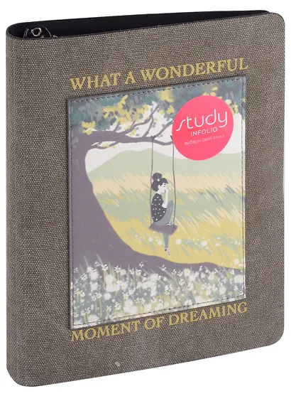 Тетрадь на кольцах в клетку InFolio, "Dreaming. Качели", 120 листов - фото 3