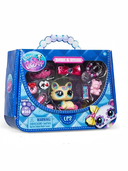 Игровой набор Стиль фигурка животного с аксессуарами Кошка Рэгдолл (4+) (коробка) - фото 1