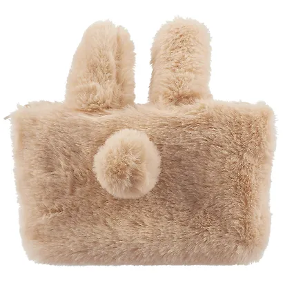 Косметичка на молнии Кролик (иск.мех) (21х12) (ПВХ бокс) - фото 2