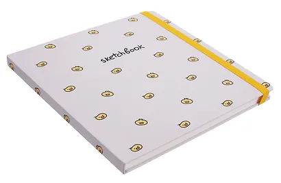 Скетчбук 200*200 80л "Цыплята" 100г/м2, тв.обложка, мат.ламинация, резинка - фото 2