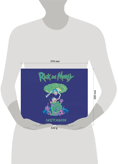 Скетчбук «Рик и Морти», 48 листов - фото 3