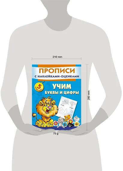 Прописи(накл-оценка).Уч.буквы и цифры - фото 3
