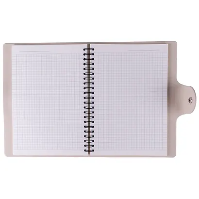 Бизнес-тетрадь А5, 96 листов в клетку, 140 х 200 "Shadow" искусственная кожа - фото 5