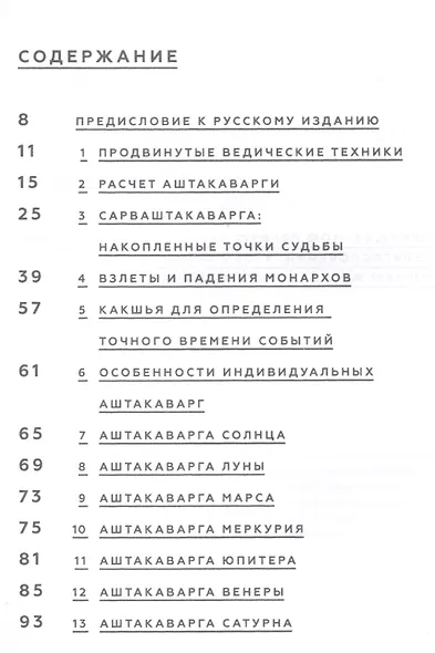 Точки Судьбы. Применение Аштакаварга - фото 2